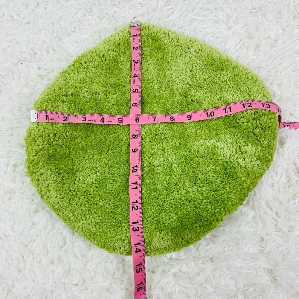 UNBRANDED lime green carpet toilet lid cover